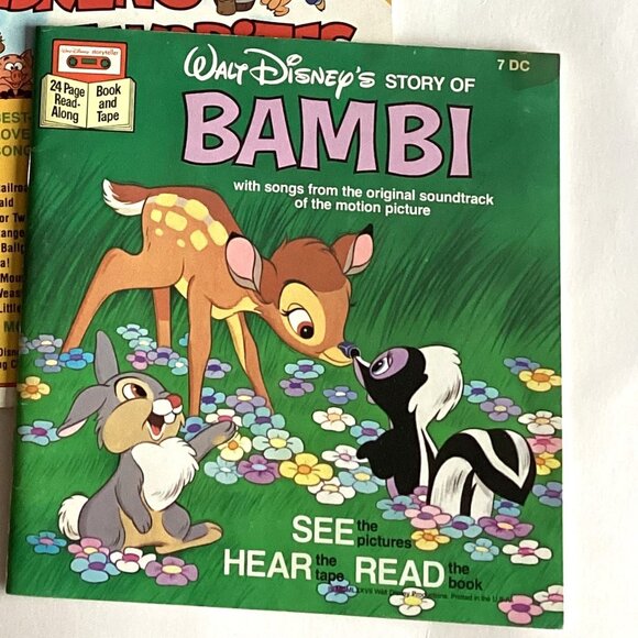 4 Vintage Childrens Classic Story Books Gremlins Bambi Pete's Dragon Walt Disney - Picture 14 of 16